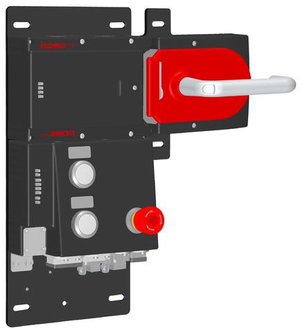 Euchner MGB-L2HB-PNA-R-121849 Locking set MGB-L2-PN (guard locking by solenoid force) with 3 control elements, push-pull plug Turkiye