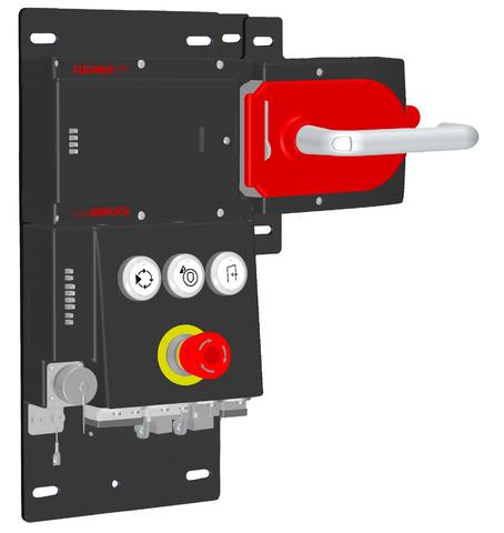 Euchner MGB-L2HEB-PNC-R-122336 Locking set MGB-L2-PN (guard locking by solenoid force) with 4 control elements, push-pull plug Turkiye