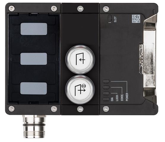 Euchner MGB2-I-BR-U-XK2S5-PY-R-169573 Interlocking module MGB2-I-BR (M23, 2 pushbuttons, door hinge on right) Turkiye