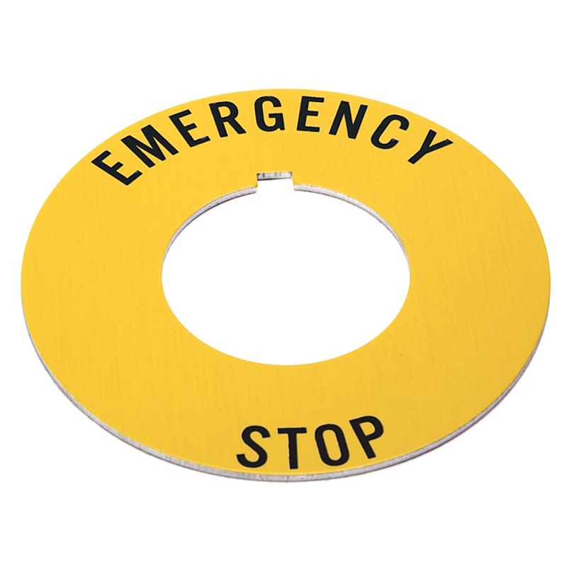 Allen Bradley 800T-X646EM 30mm 800T EMERGENCY STOP Yel Ring Legend Turkiye