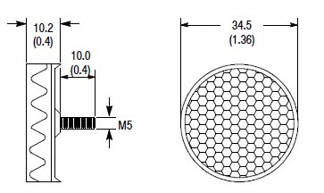 Allen Bradley 92-105 Reflectors for Photo Sensor Turkiye