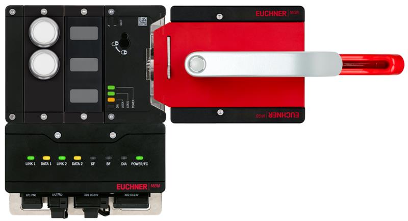 Euchner MGB2-L1HEB-PN-U-S3-DA-R-165372 Complete set MGB2-L1-PN (2 pushbuttons, closed-circuit current principle, door hinge on right) Turkiye