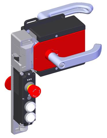 Euchner MGBS-P-L1HE-AR-U-R-SH-160520 MGBS set AR, M23, emergency stop, 2 pushbuttons, with escape release, door hinge on right Turkiye