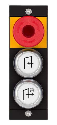 Euchner MSM-1-P-CA-BPP-E5-163609 Submodule MSM-1-P (illuminated emergency stop, 2 illuminated white pushbuttons with symbol) Turkiye
