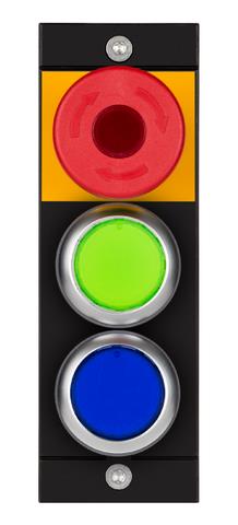 Euchner MSM-1-P-CA-BPP-G8-165201 Submodule MSM-1-P (emergency stop illuminated, 2 illuminated pushbuttons) Turkiye