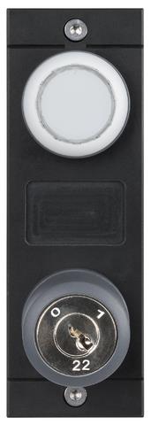 Euchner MSM-1-P-CA-LQY-D6-161739 Submodule MSM-1-P (white cover for indicators, slide-in label, key-operated rotary switch) Turkiye
