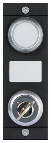 Euchner MSM-1-P-CA-PQD-E9-163855 Submodule MSM-1-P (1 illuminated pushbutton, 1 key-operated rotary switch, form V, slide-in label) Turkiye