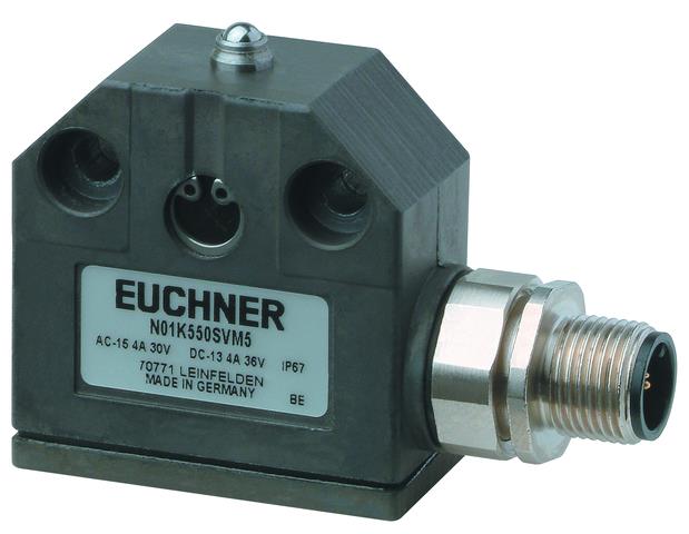 Euchner N01K550-MC1526 Precision single limit switch N01, ball plunger, plug connector M12 Turkiye