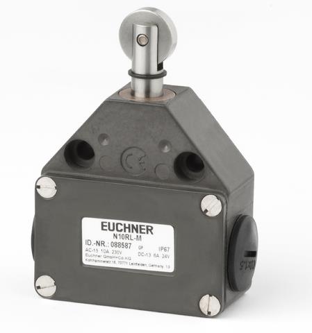 Euchner N10RL-M Precision single limit switch N10, extended roller plunger Turkiye