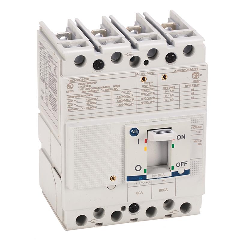 Allen Bradley 140G-G6C4-C30 140G 125A Frame Molded Case Ckt-Bkr Turkiye