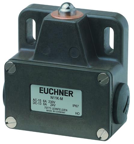 Euchner N11RL-M Precision single limit switch N11, extended roller plunger Turkiye