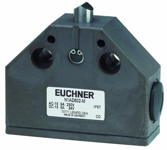 Euchner N1AD502SVM5-MC1883 Precision single limit switch N1A, chisel plunger, plug connector M12 Turkiye