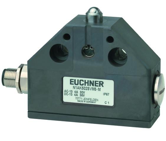 Euchner N1AK502SVM5-MC1883 Precision single limit switch N1A, ball plunger, plug connector M12 Turkiye
