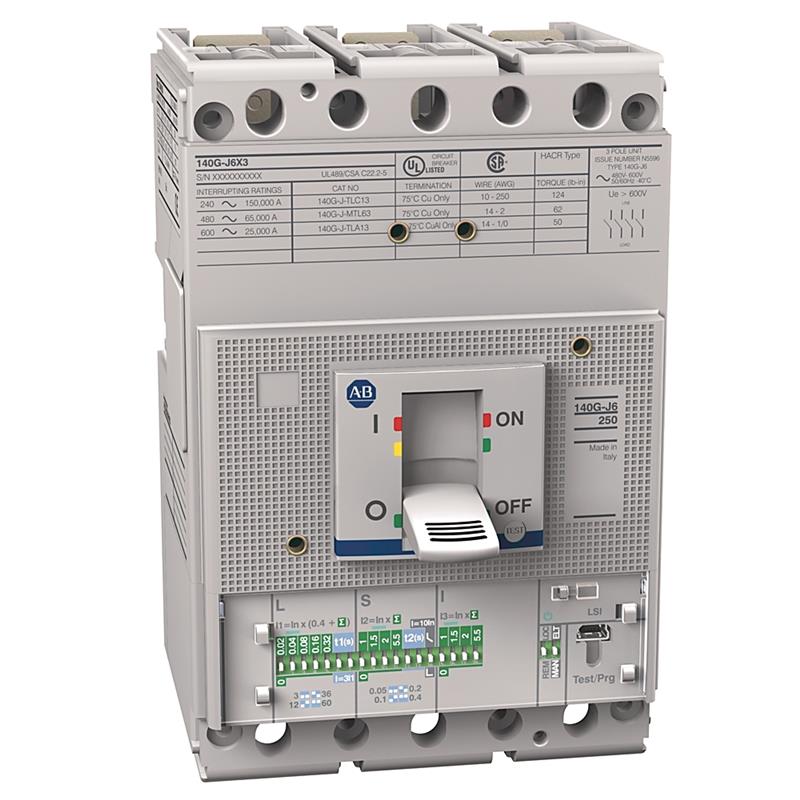 Allen Bradley 140G-J6H3-C60 Molded Case Ckt-Bkr Turkiye