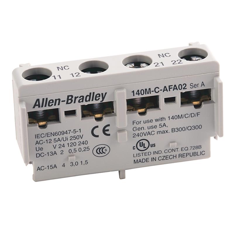 Allen Bradley 140M-C-AFA02 Internal Auxiliary Contact - 2 NC Turkiye