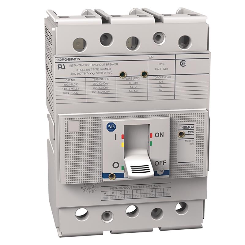Allen Bradley 140MG-I8P-D11 140MG 110A I Frame Motor Ckt Protector Turkiye