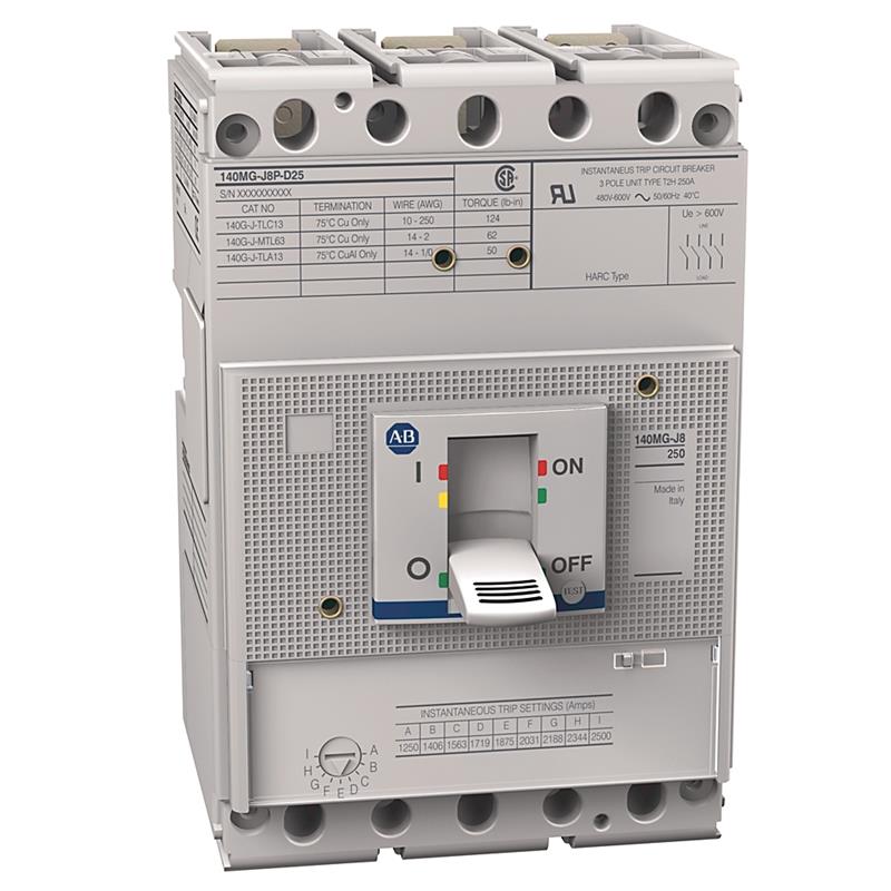 Allen Bradley 140MG-J8P-D20 140MG 200A J Frame Motor Ckt Protector Turkiye