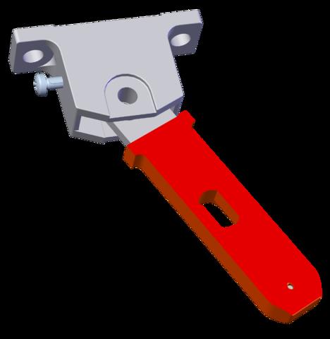 Euchner RADIUSBETAETIGER-Z-R-C2194 Hinged actuator, right, for safety switches NZVZ, NZVZVS and TZ Turkiye