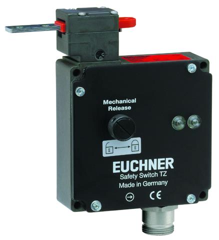 Euchner TZ1RE024PGOR8C Safety switch TZ, plug connector MR8, auxiliary release Turkiye