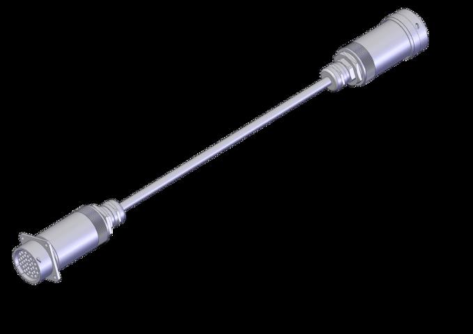 Euchner VERLAENGERUNGSLEITUNG 10M/35POL/MET Extension cable for hand-held pendant stations HBA/HBM, straight Turkiye