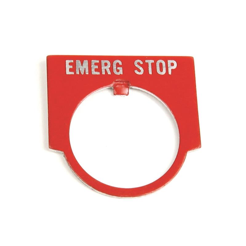 Allen Bradley 800MR-W624 22mm 800MR EMERG STOP Legend Plate Turkiye