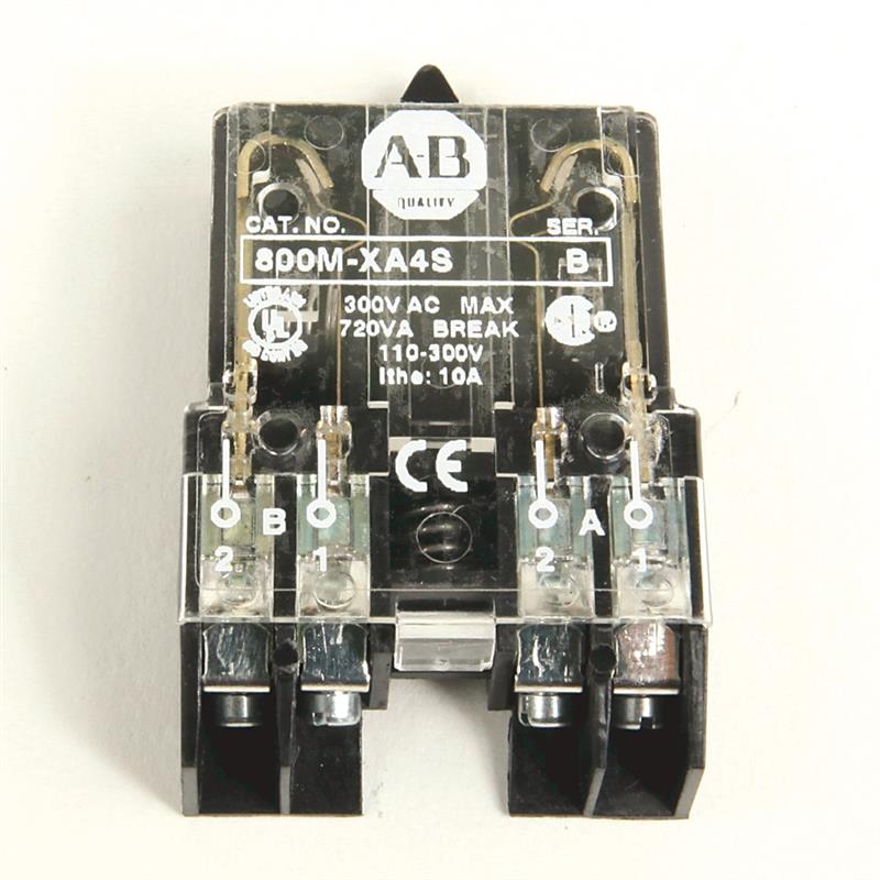 Allen Bradley 800M-XA4S 22mm Contact Block 800M PB Turkiye