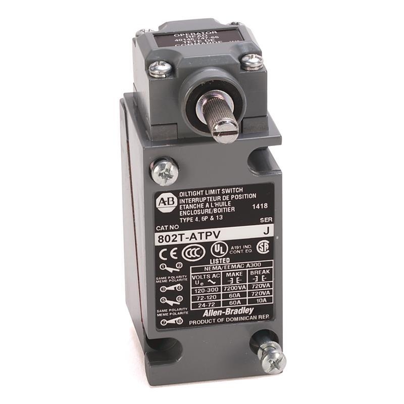 Allen Bradley 802T-ATPV Plug-In Oiltight Limit Switch Turkiye