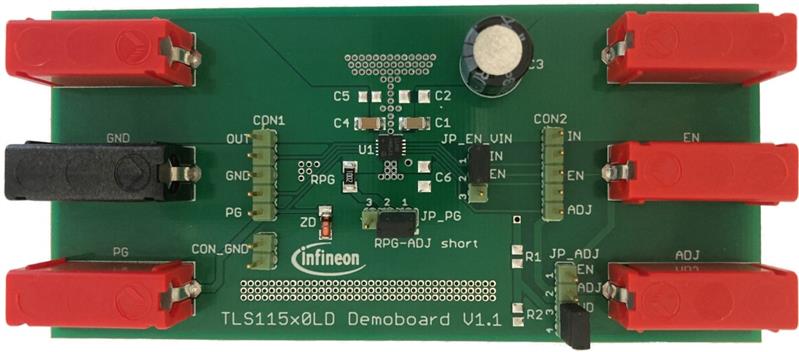 Infineon TLS115B0LD DEMOBOARD Turkiye