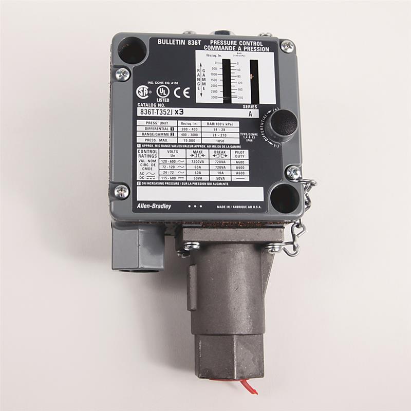 Allen Bradley 836T-T352JX26 Electro-Mech Pres Cntrl Sw Turkiye