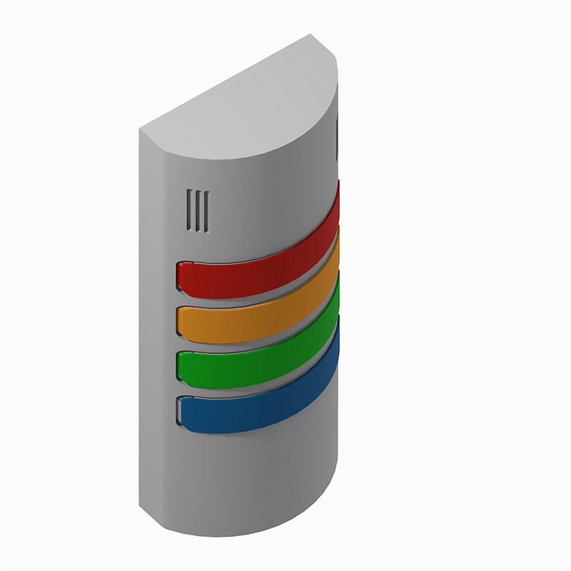 Allen Bradley 855W-G20Y6Y3Y5L4P1 855W 240V AC Wall Mount Signal Light Turkiye