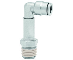 Norgren 101540828 Pneufit 10 Push-in fitting, Adaptor, Extended swivel elbow, 8mm, R1/4 Turkiye