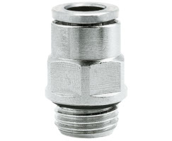 Norgren 102250838 Pneufit 10 Push-in fitting, Adaptor, Straight, Internal hex, 8mm, G3/8 Turkiye