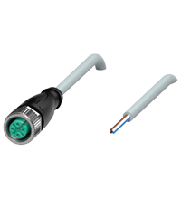 Pepperl+Fuchs V1-G-10M-PVC Female cordset single-ended M12 straight A-coded, 4-pin, PVC cable grey Turkiye