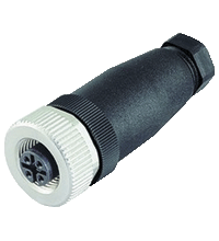 Pepperl+Fuchs V1-G-BK Female connector M12 straight A-coded 4-pin, for cable diameter 4 - 6 mm, field-attachable Turkiye