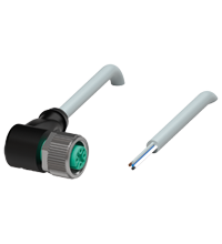 Pepperl+Fuchs V15-W-2M-PVC Female cordset single-ended M12 angled A-coded, 5-pin, PVC cable grey Turkiye