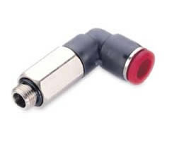 Norgren C02540405 Pneufit C Push-in fitting, Adaptor, 90° Swivel elbow extended, 4mm, M5 Turkiye