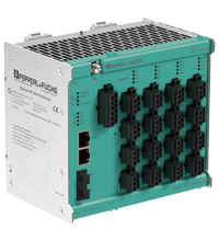 Pepperl+Fuchs ARS12-B2-IC16-2 Ethernet-APL rail field switch with 16 intrinsically safe Ex ic spur ports and spring terminals Turkiye