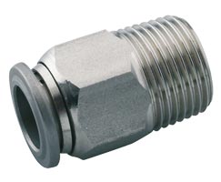 Norgren S01250828 Pneufit S Stainless steel push-in fitting, Adaptor, Straight, 8mm, R1/4 Turkiye