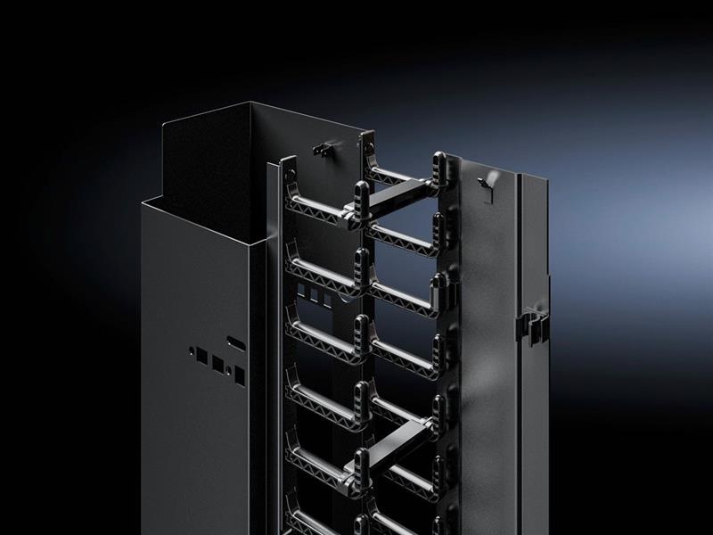Rittal DK 5302.053 Cable duct, 47 U, for concealed cable routing For enclosure width 800 mm, for enclosure height VX IT 2200 mm Turkiye