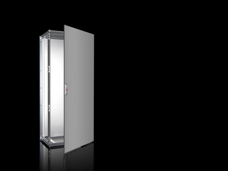 Rittal VX 8455.000 VX Modüler pano sistemi, GYD: 800x1800x500 mm, paslanmaz çelik, 14301, montaj plakalı, ön tarafta tek kapılı Turkiye