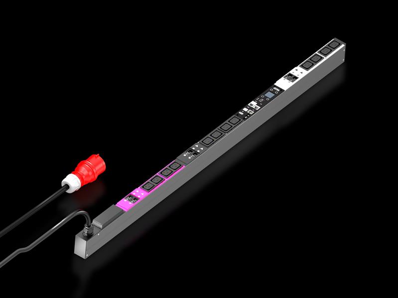 Rittal DK 7979.531 DK PDU ilave ölçümlü, kompakt basic güç dağıtımı çıkış başına enerji ölçümü dahil, network ara yüzlü ve ekranlı ile, GUD: 44x1495x70 mm, IEC 60 320: 12x C19 Turkiye