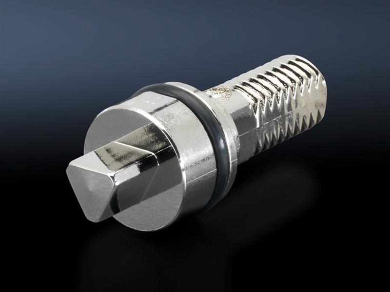 Rittal SZ 2528.000 SZ Kilit göbeği, versiyon: C, nikel kaplamalı, 8 mm üçgen, L: 41 mm Turkiye