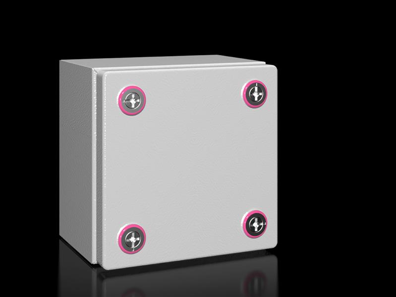 Rittal KX 1502.000 KX terminal kutusu, GYD: 200x200x120 mm, çelik sac, montaj plakasız, kapaklı, kablo giriş plakasız Turkiye