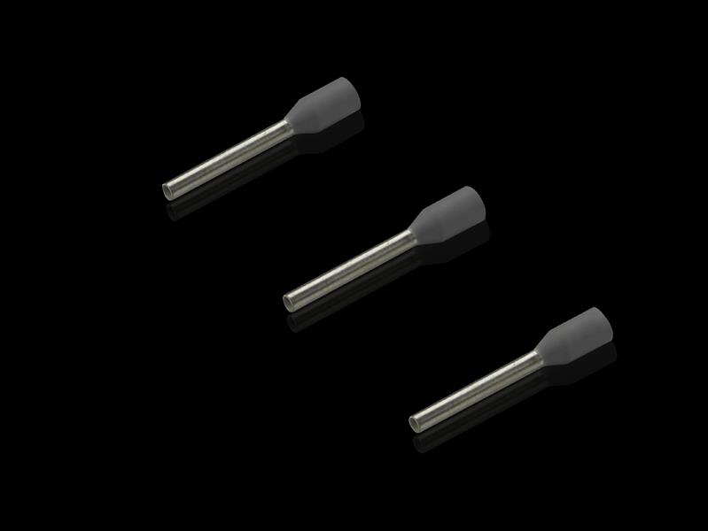 Rittal AS 4050.738 Kablo uç yüksükleri, kablo montajı için, 0,75 mm², gri, dökme, 12 mm, 10x100 Turkiye