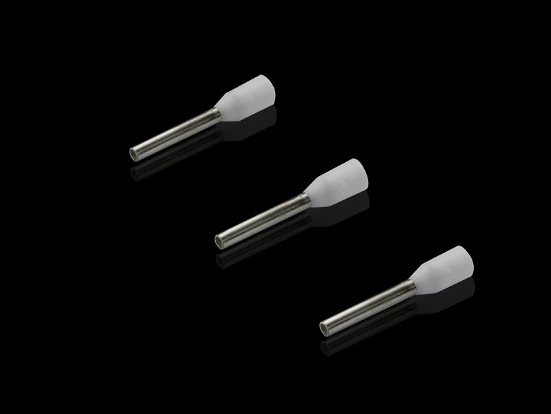 Rittal AS 4050.766 Kablo uç yüksükleri, kablo montajı için, 075 mm², AWG 18, 10 mm, beyaz, dökme, 500 adet Turkiye