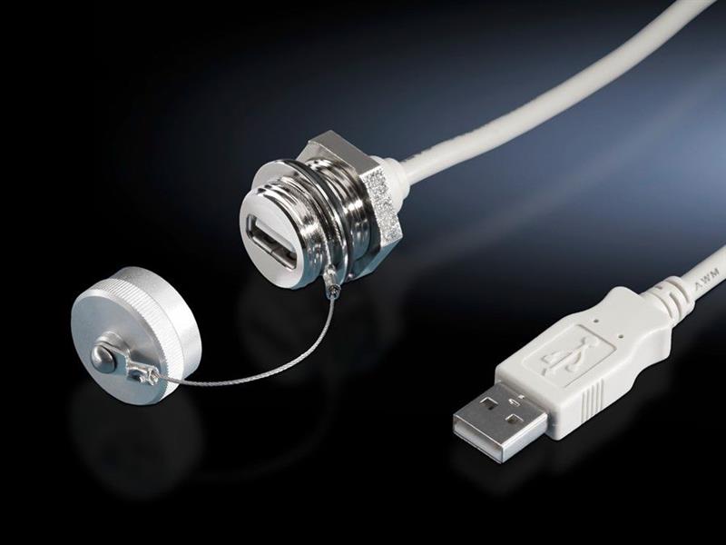Rittal SZ 2482.230 SZ Duvar bağlantı arayüz uzatma kablosu USB 2m Turkiye