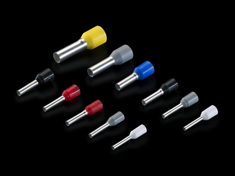 Rittal AS 4051.577 Wire end ferrules for wire processing 075 mm², white, loose, 8 mm Turkiye
