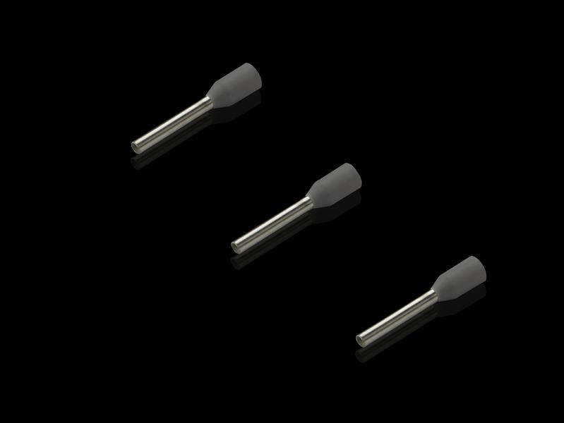 Rittal AS 4051.641 Kablo uç yüksükleri, kablo montajı için, 075 mm², AWG 18, gri, 10 mm, dökme (10'lu paket – her birinde 100 adet), 1000 adet Turkiye