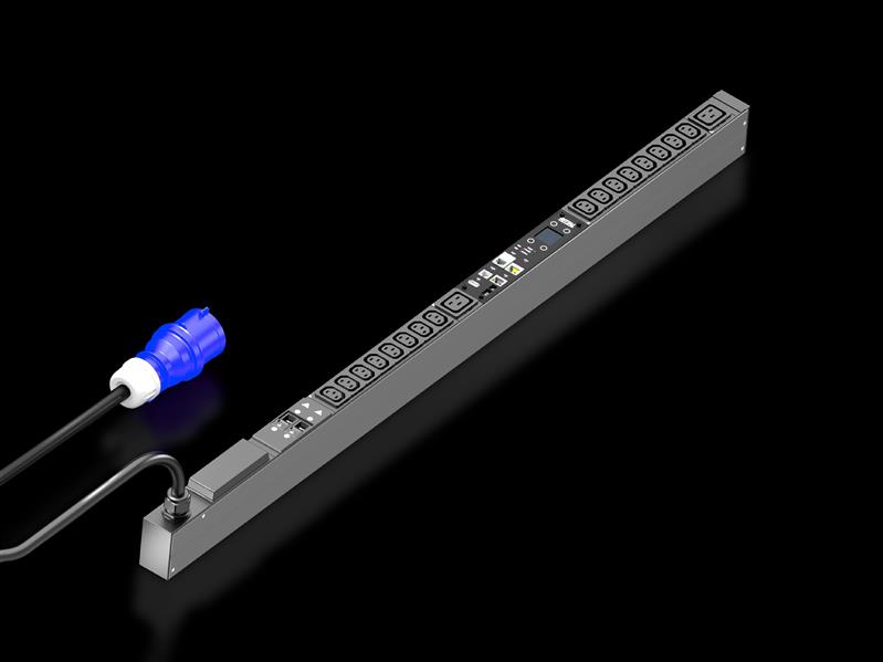 Rittal DK 7979.212 PDU metered 32A/1P CEE 16xC13+2xC19, DK PDU metered, Compact basic power distributor incl energy mearsuremnt per phase, with network interface and display, WHD: 44x1095x70 mm Turkiye