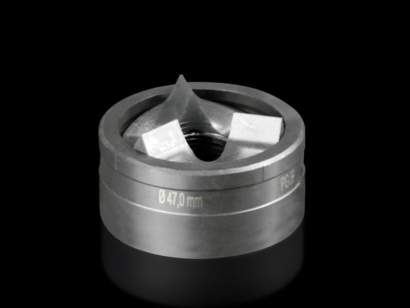 Rittal AS 4055.547 Splitter hole punch, round for sheet steel, with triple splitting Turkiye